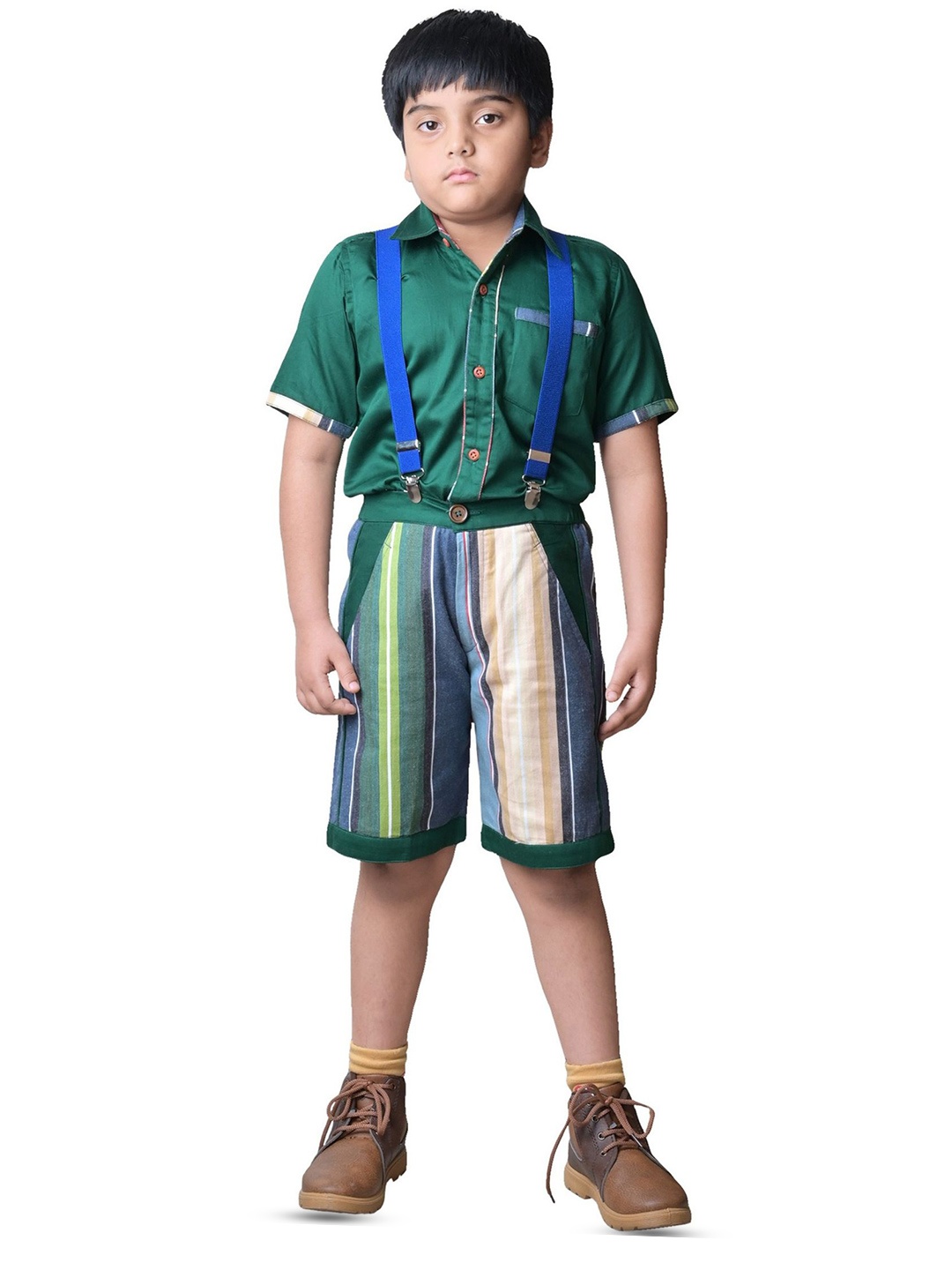

BAESD Boys Comfort Casual Shirt, Green