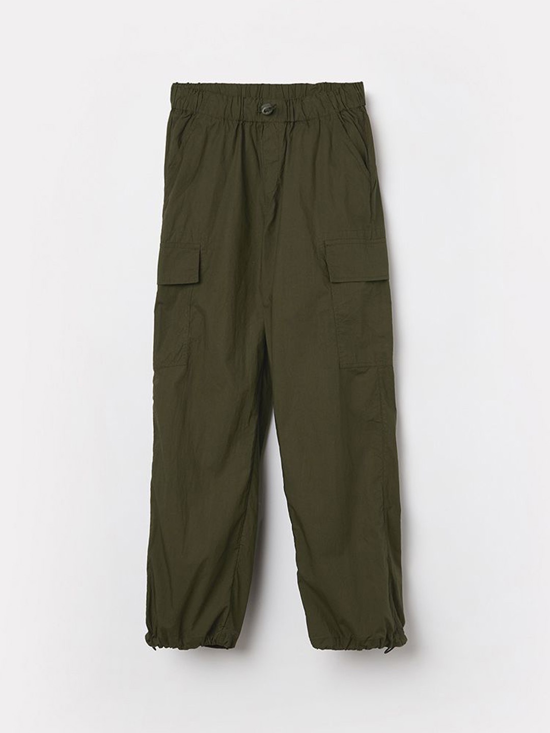 

Fame Forever by Lifestyle Boys Cotton Regular Fit Cargos Trousers, Olive