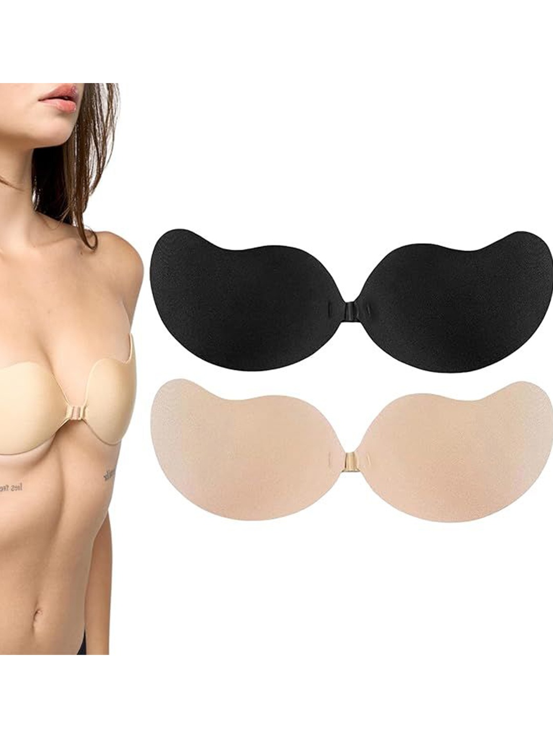 

BRACHY Women Pack Of 2 Medium Coverage Lightly Padded Bra, Nude