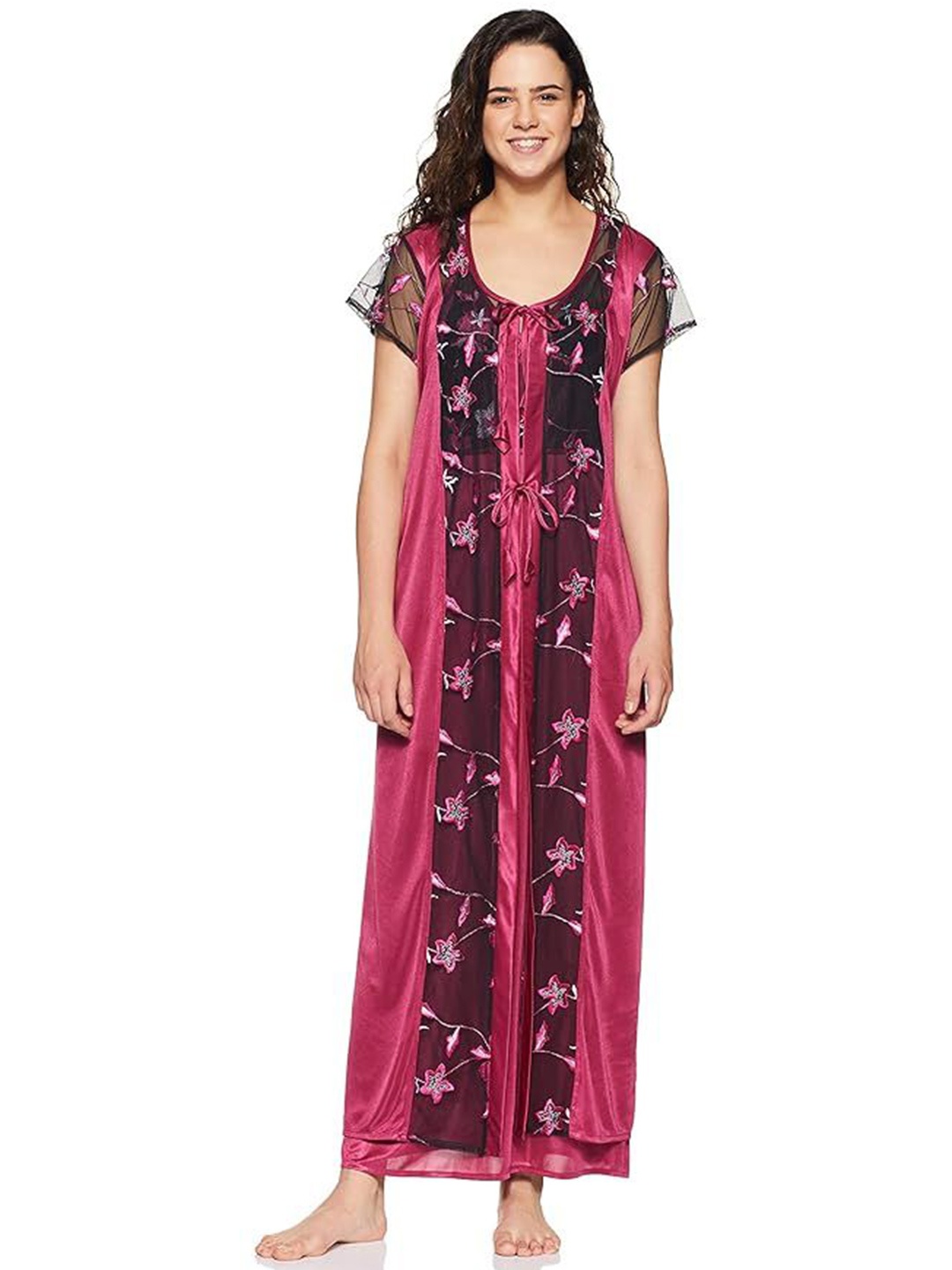 

Noty Women Maxi Nightdress, Purple