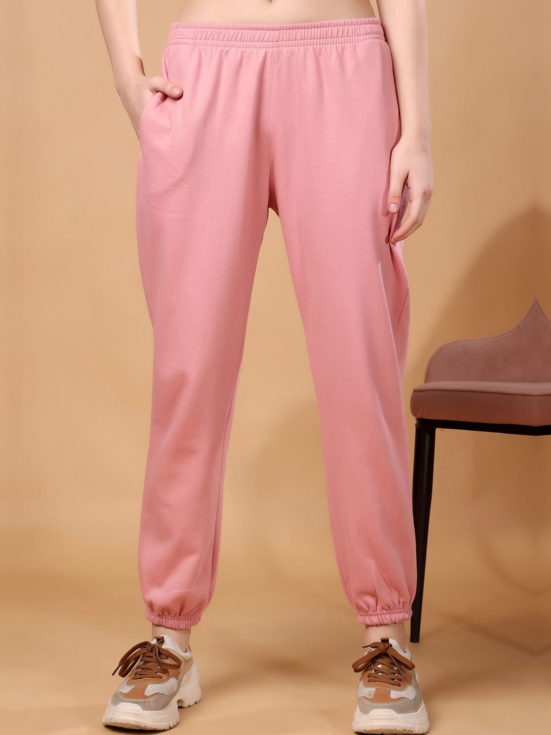 

London Hills Relaxed Fit Printed Hooded Tracksuits, Pink