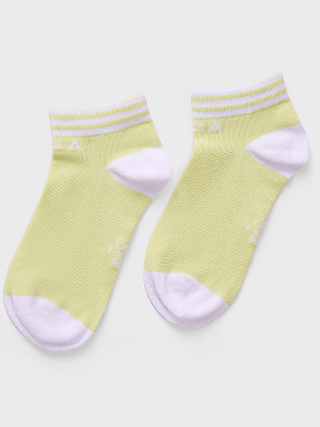 

KICA Women Cotton Ankle-Length Socks, Yellow