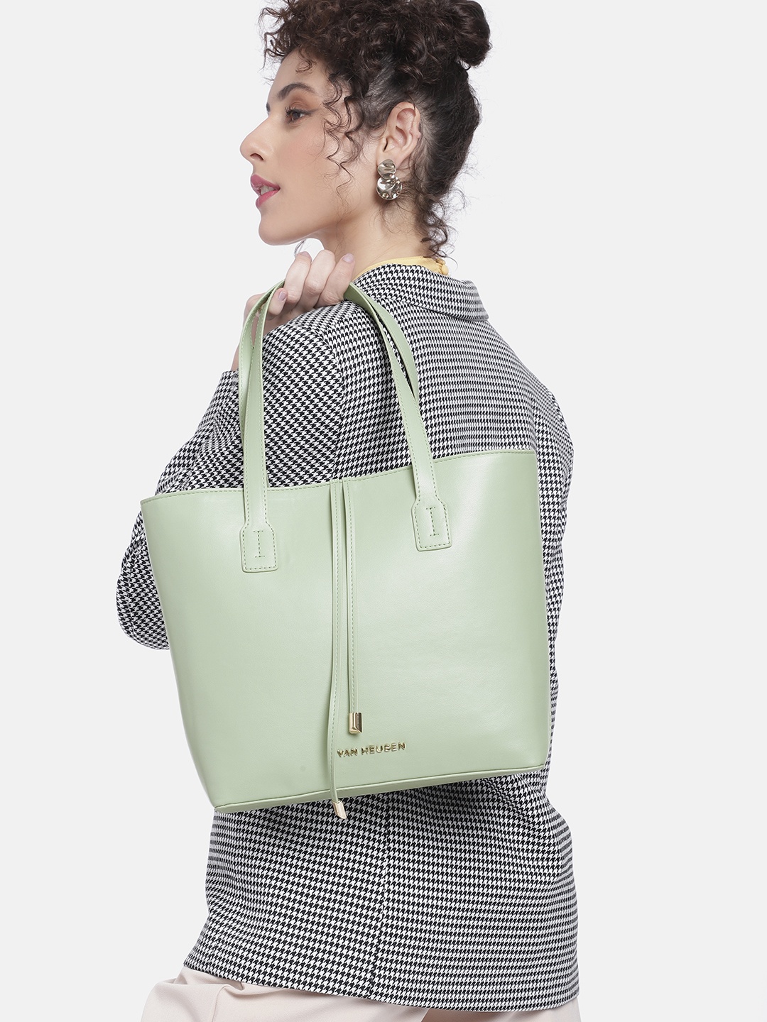 

Van Heusen Structured Shoulder Bag, Green