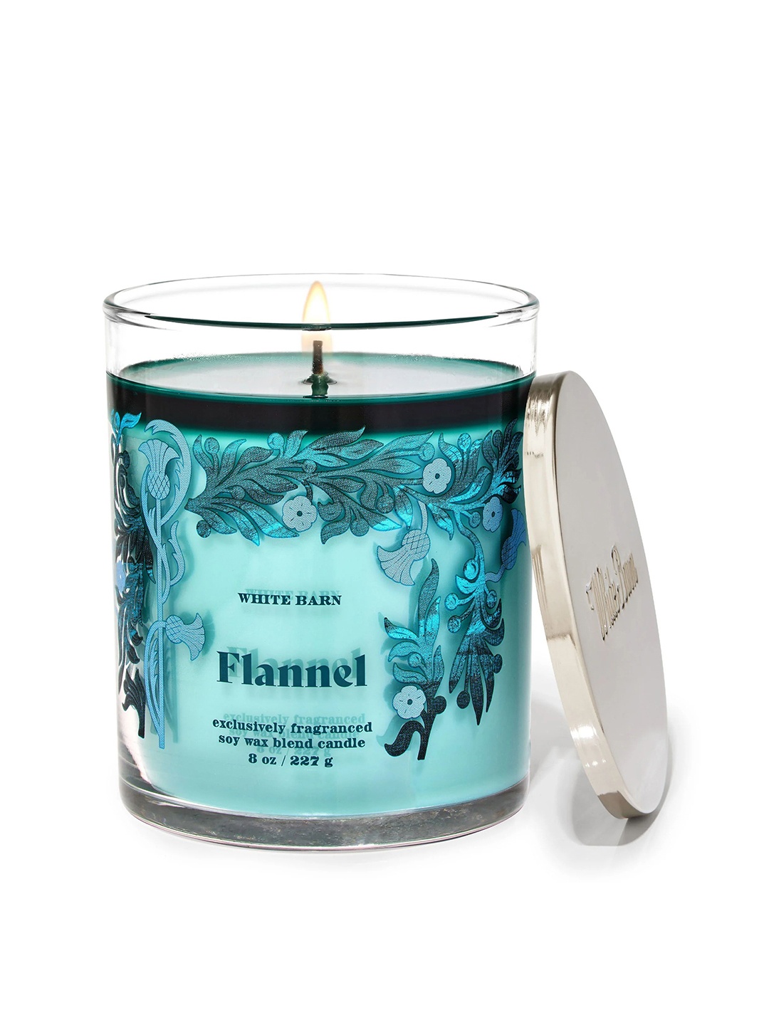 

Bath & Body Works Flannel Single Wick Candle - 227 g, Blue