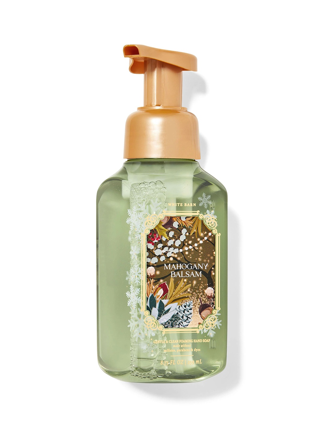 

Bath & Body Works Mahogany Balsam Gentle & Clean Foaming Hand Wash - 259 ml, Green