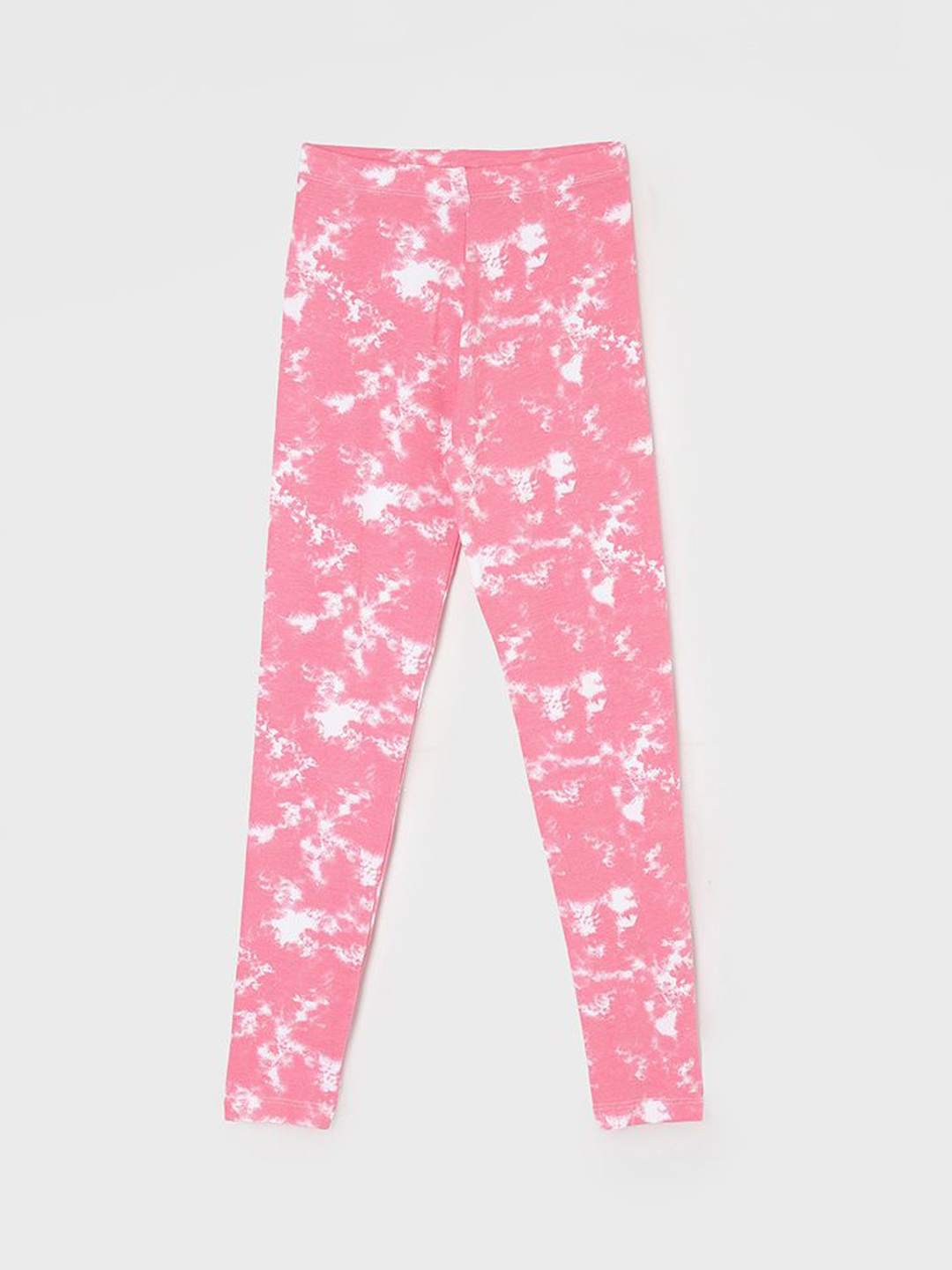 

Fame Forever by Lifestyle Girls Printed Pure Cotton Leggings, Pink