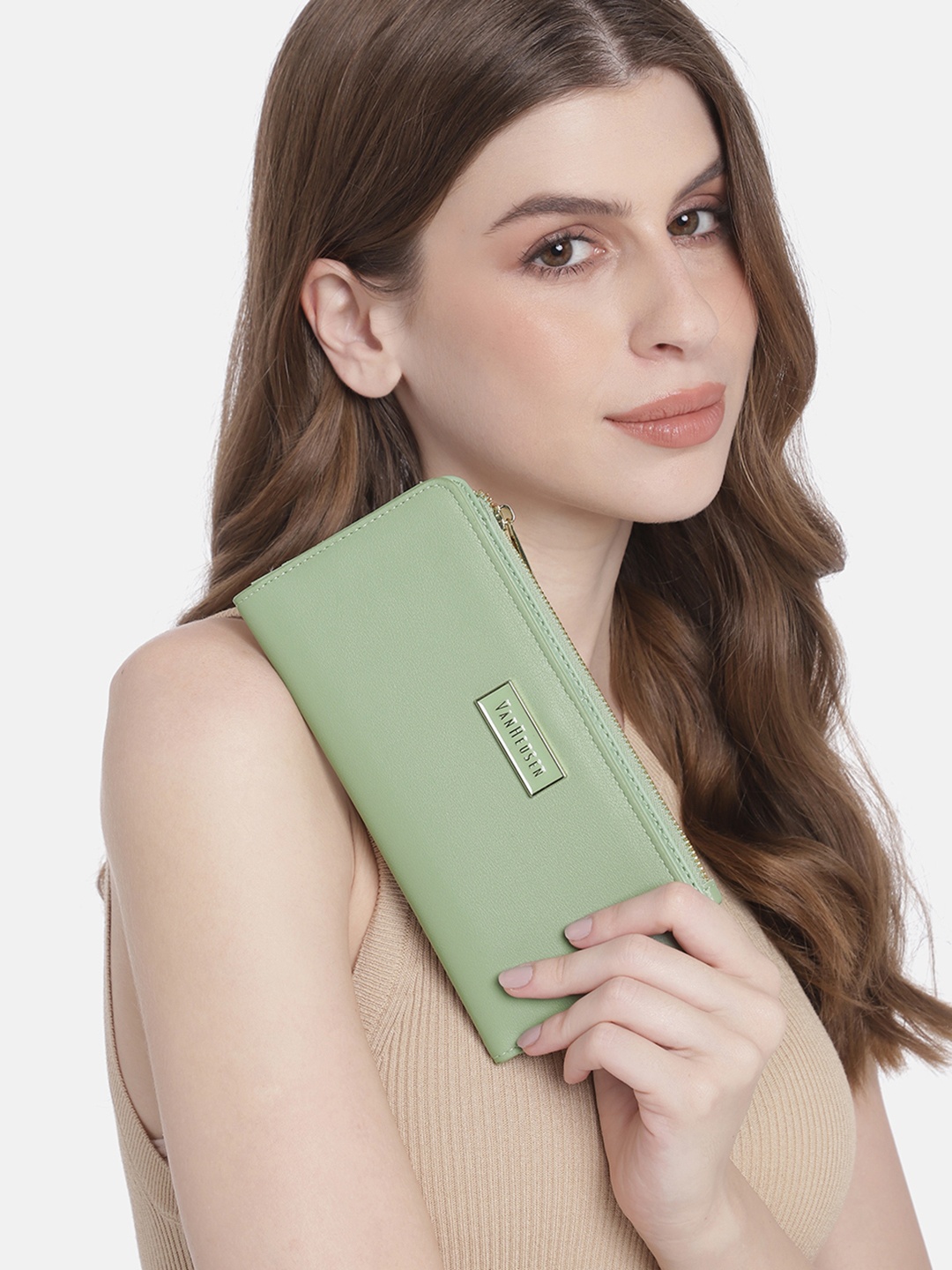 

Van Heusen Women Two Fold Wallet, Green