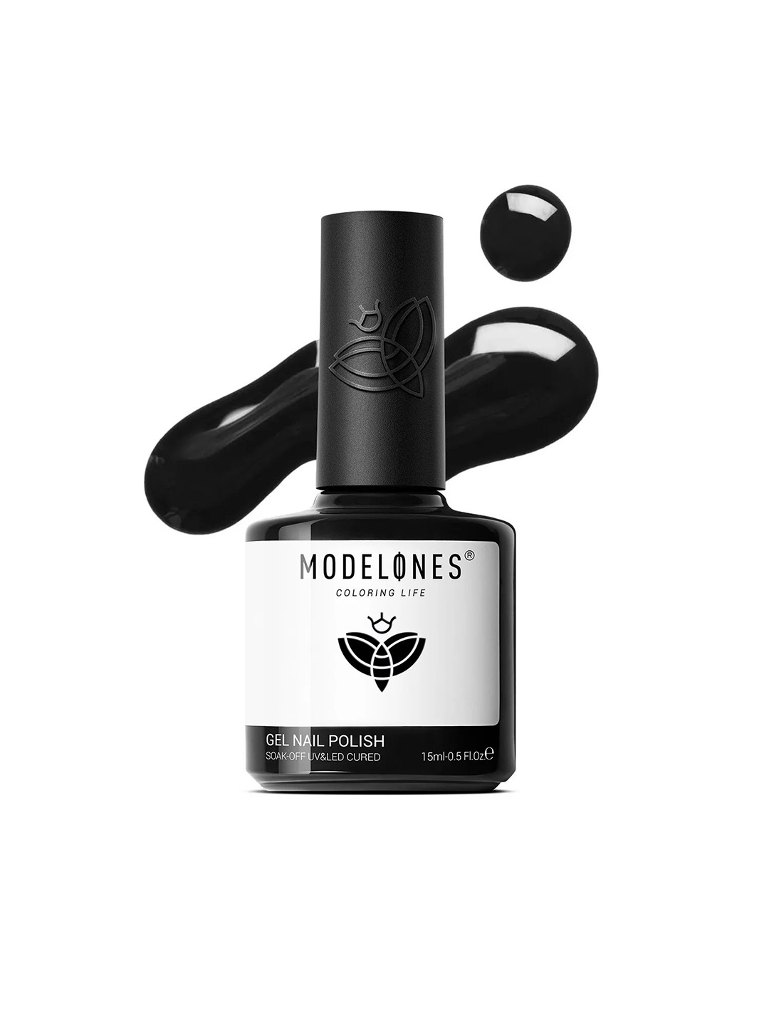 

Modelones Soak Off UV & LED Gel Nail Polish - 15 ml - Black