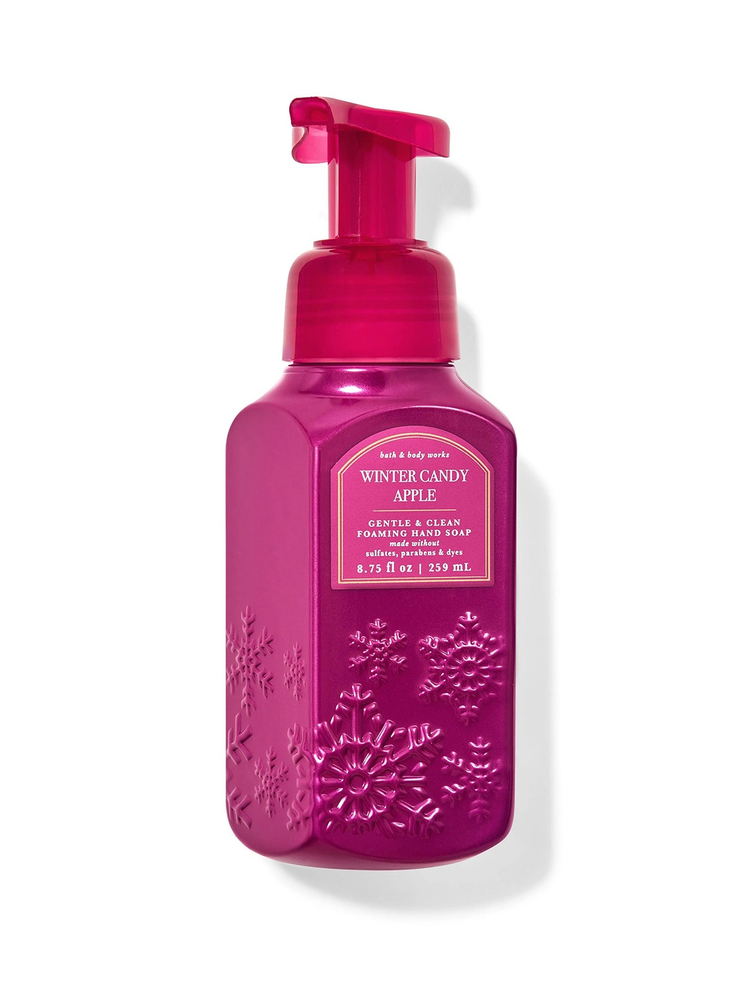 

Bath & Body Works Winter Candy Apple Gentle & Clean Foaming Hand Wash - 259ml, Pink