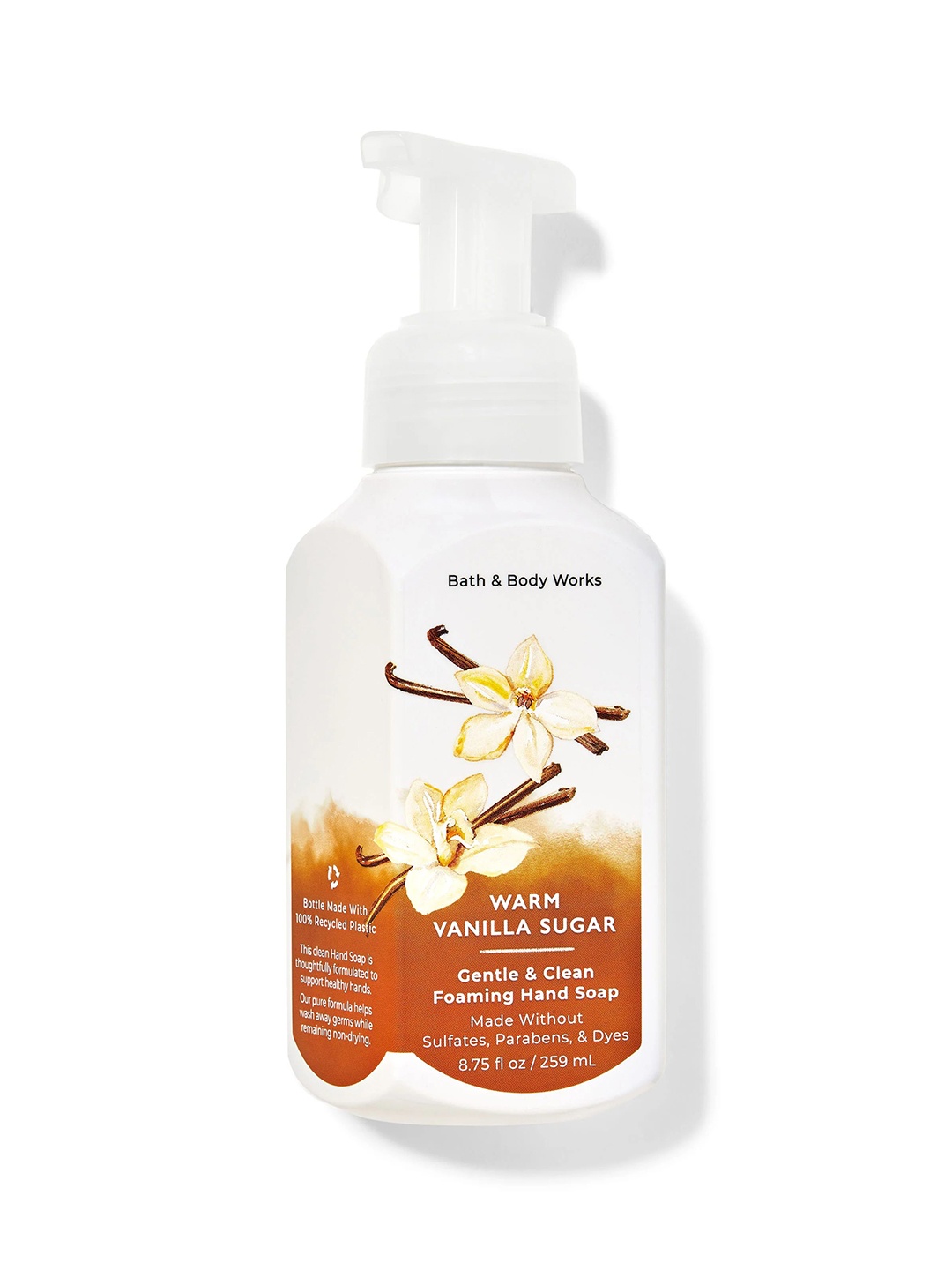 

Bath & Body Works Warm Vanilla Sugar Gentle & Clean Foaming Hand Soap - 259 ml, Yellow