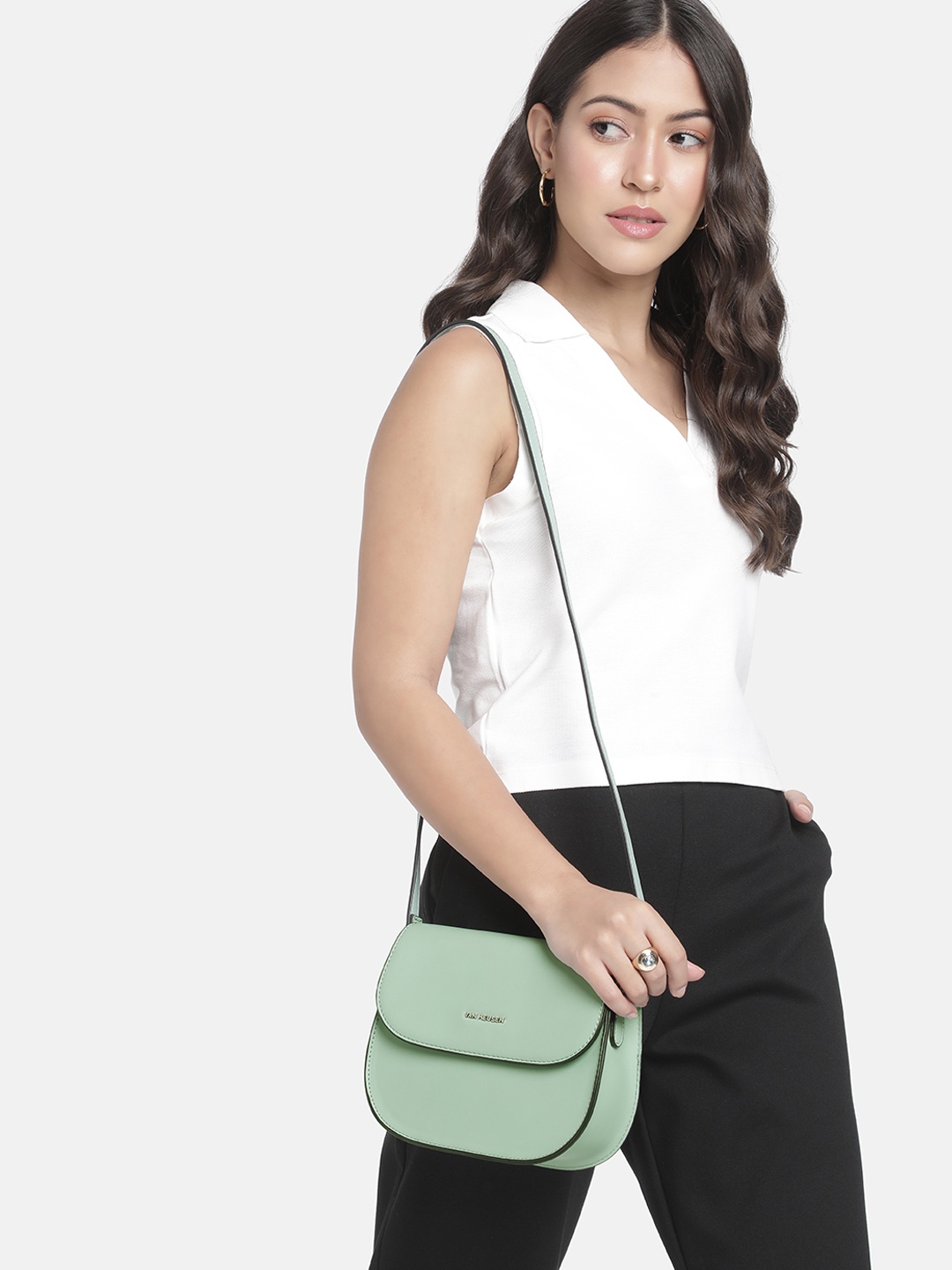 

Van Heusen Sling Bag, Sea green