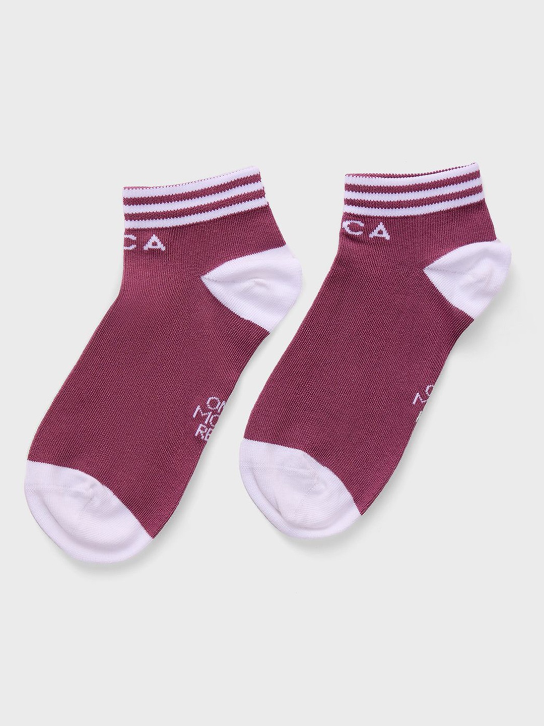 

KICA Women Cotton Ankle-Length Socks, Pink