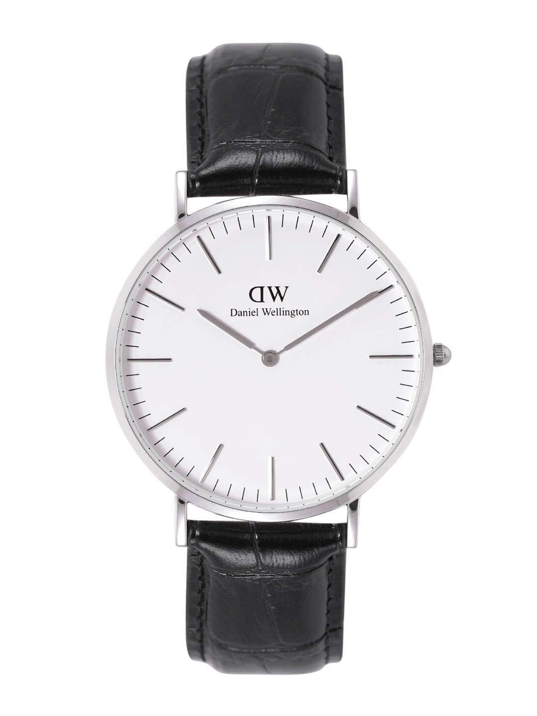 

Daniel Wellington Men Dial & Leather Textured Straps Analogue Watch DW00100028K, White