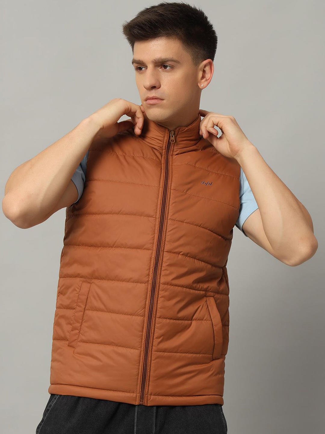 

AR-FIT Men Lightweight Sleeveless Padded Jacket, Brown