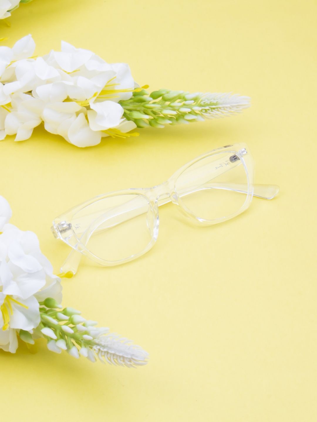 

Ted Smith Unisex Full Rim Cateye Frames, Transparent