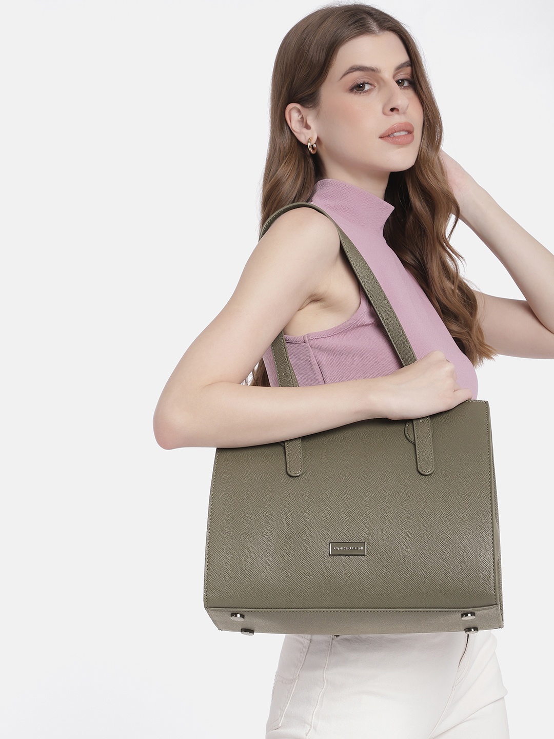 

Van Heusen Textured Shoulder Bag, Olive