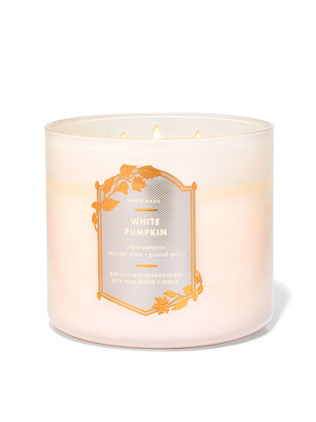 

Bath & Body Works White Pumpkin 3-Wick Candle - 411 g, Cream