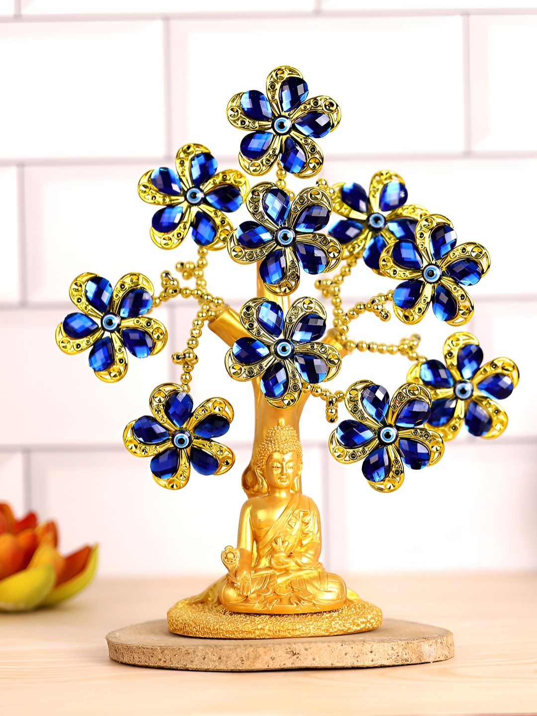 

FOLIYAJ Gold-Toned Buddha Idol Showpiece
