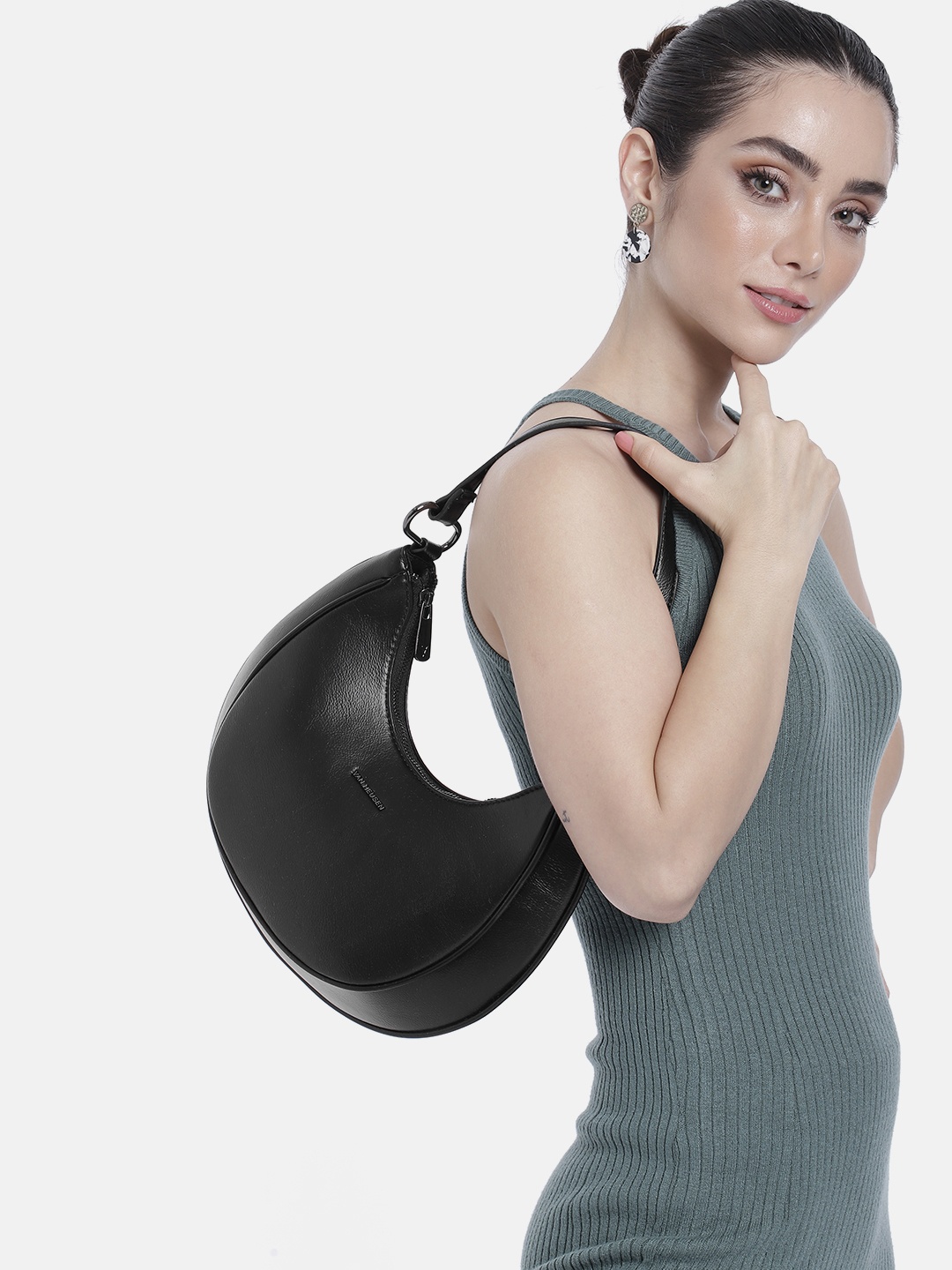 

Van Heusen Structured Hobo Bag, Black