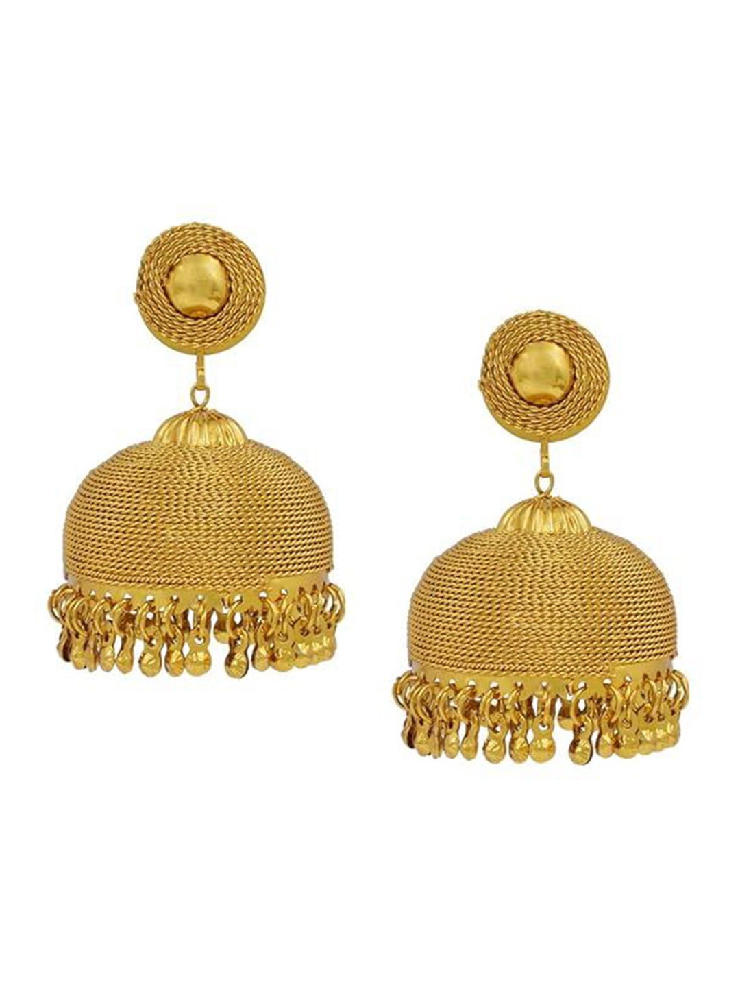 

MEMOIR Gold-Plated Dome Shaped Mughal Era Inspired Jhumkas