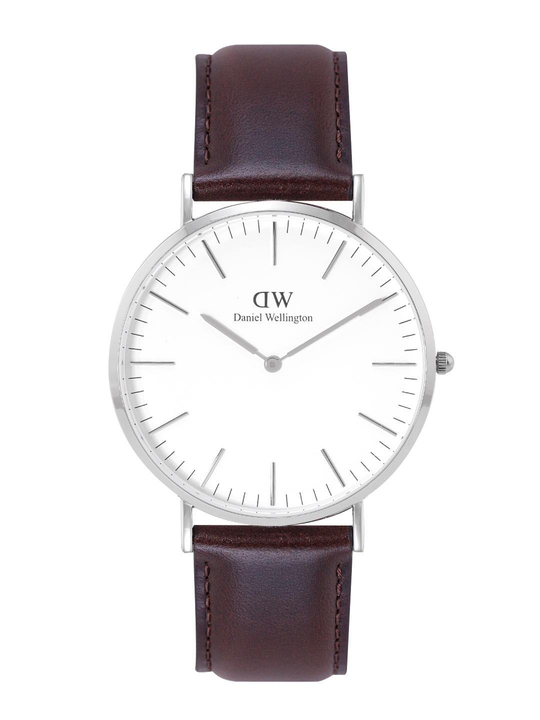 

Daniel Wellington Men Dial & Leather Straps Analogue Watch DW00100023K, White