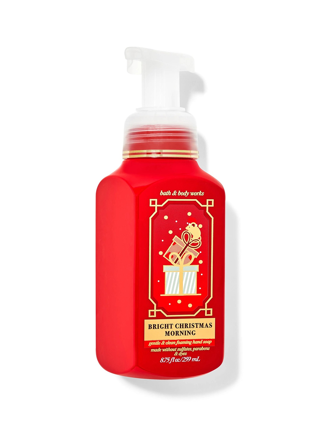 

Bath & Body Works Bright Christmas Morning Gentle & Clean Foaming Hand Soap - 259 ml, White