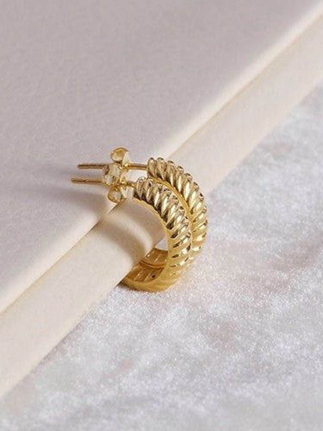 

Anushka Jain Jewellery Classic Hoop Earrings, Gold