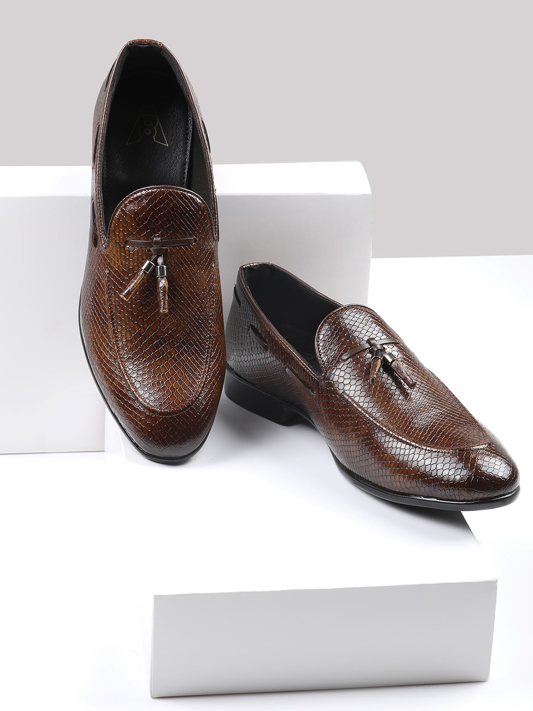 

V8 by Ruosh Men Formal Slip-Ons Shoes, Tan