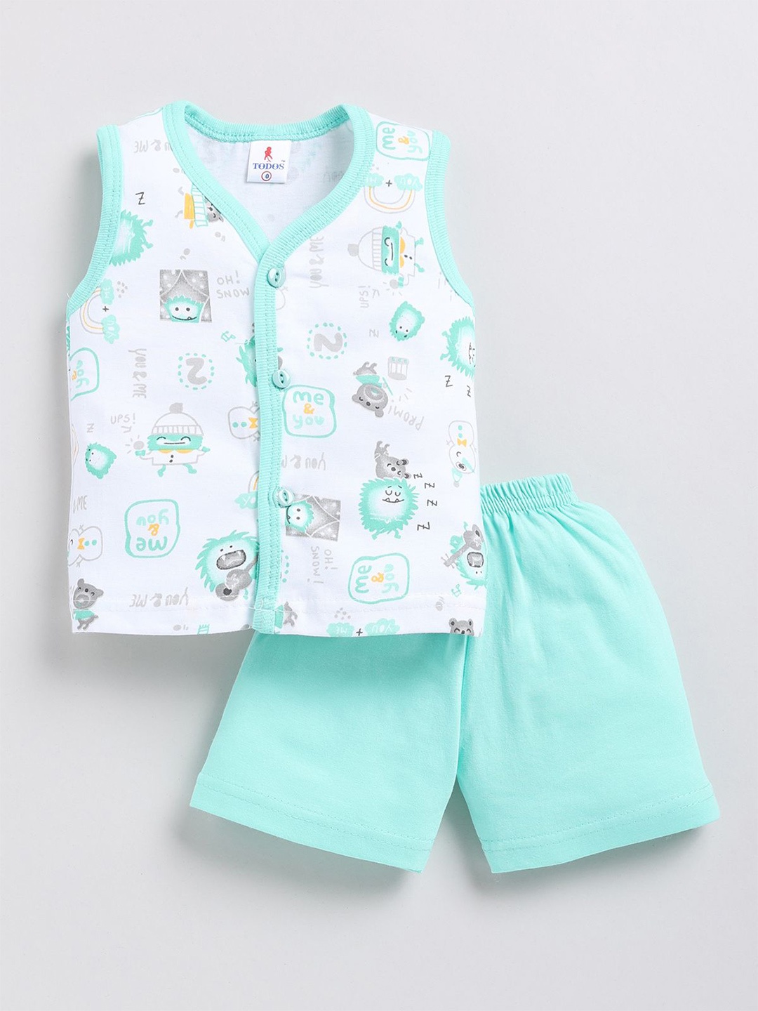 

Annie Boys Printed Shorts, Blue