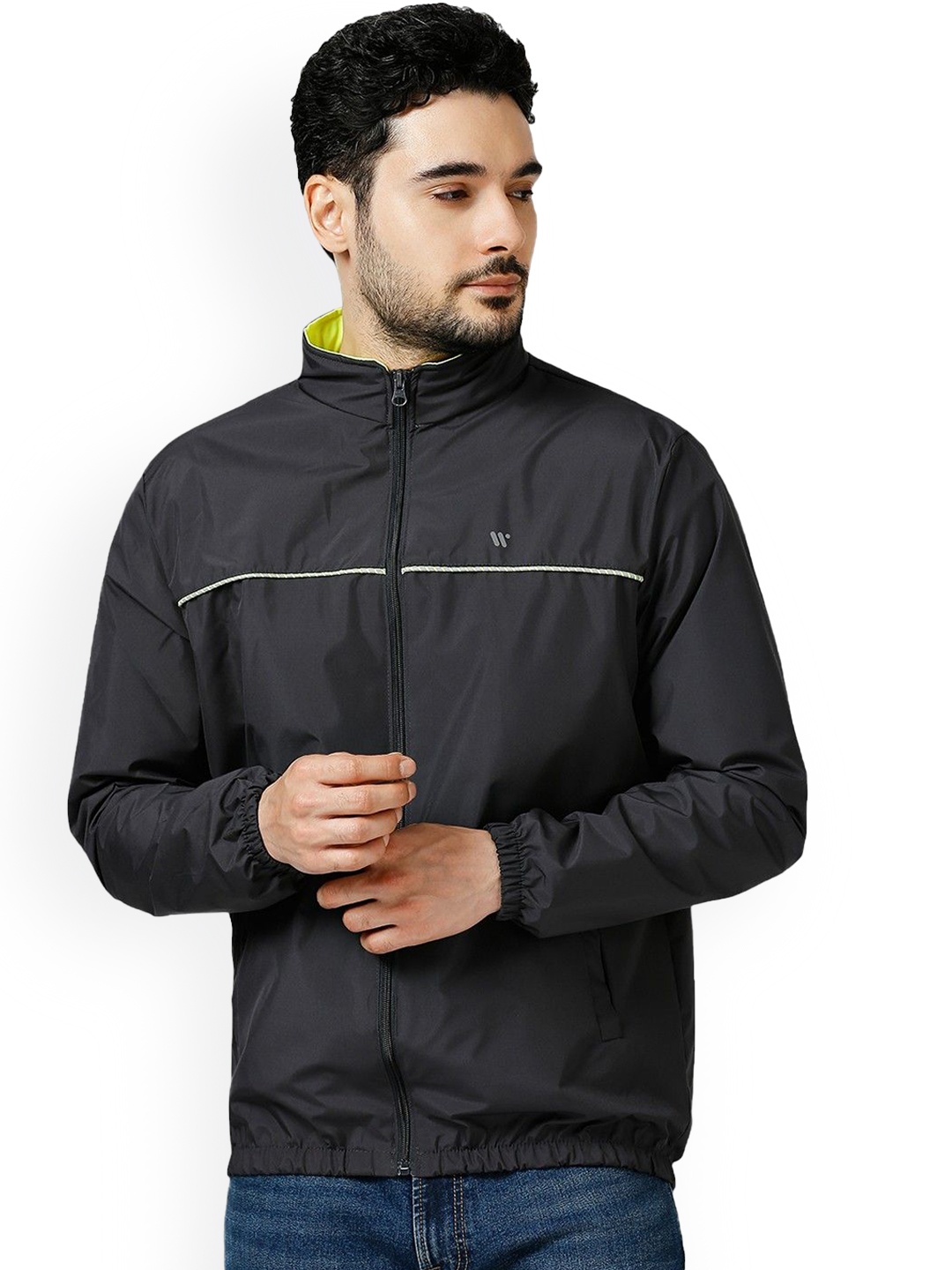 

Zeel Retro Squad Windcheater Sporty Jacket, Grey