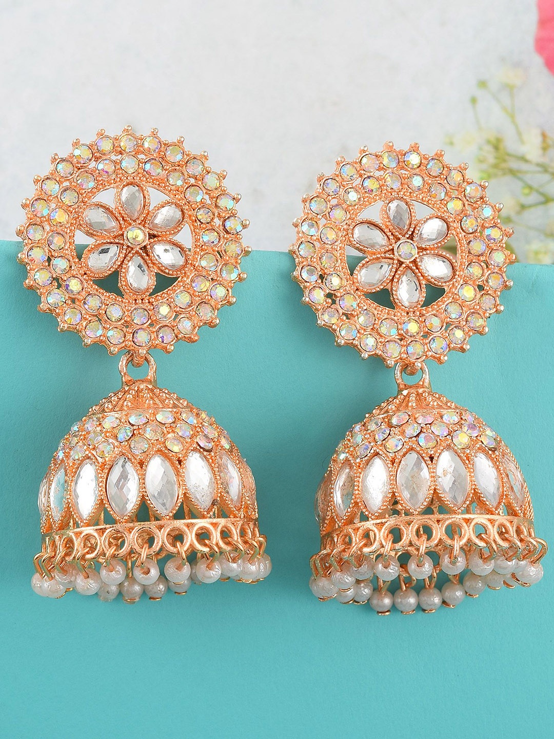 

MEMOIR Classic Jhumkas Earrings, Gold