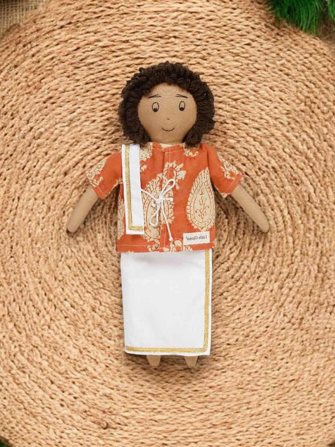 

LITTLE GINNIE Kids Cotton Crochet Soft Dolls and Toys, White