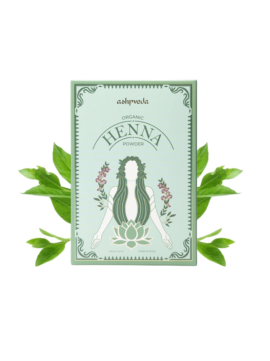 

ASHPVEDA Organic Heena Powder- 100 g, Green