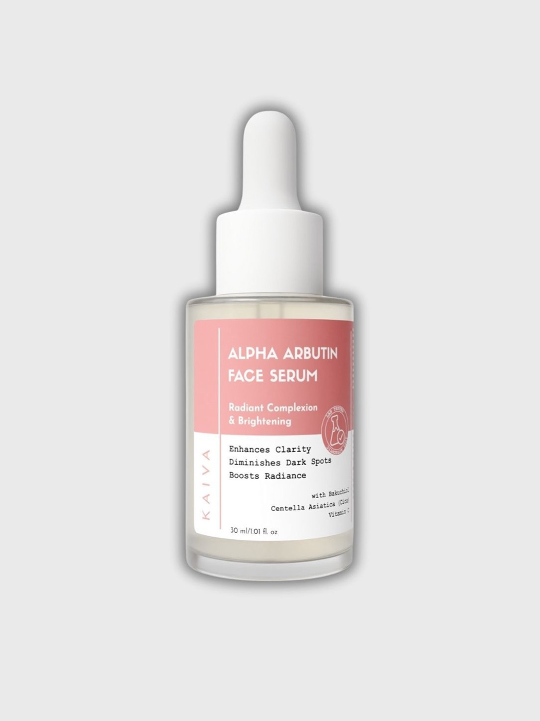 

KAIVA Alpha Arbutin Brightening Face Serum With Bakuchiol - 30 ml, Transparent