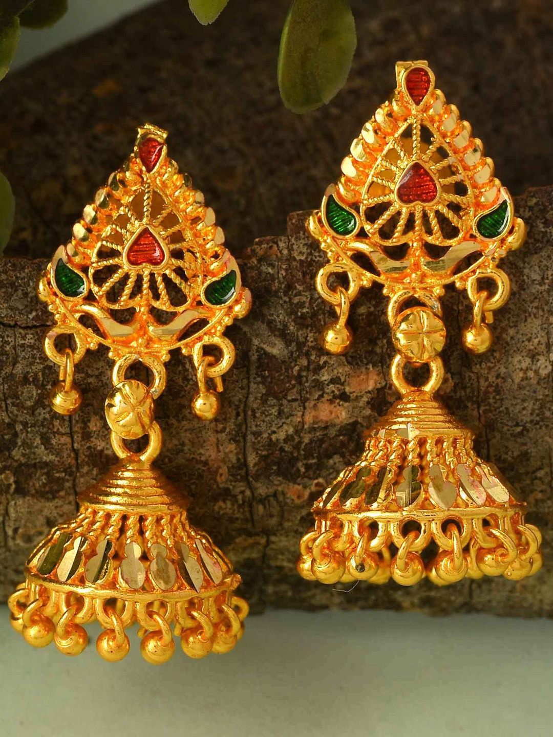 

MEMOIR Gold-Plated Classic Jhumkas