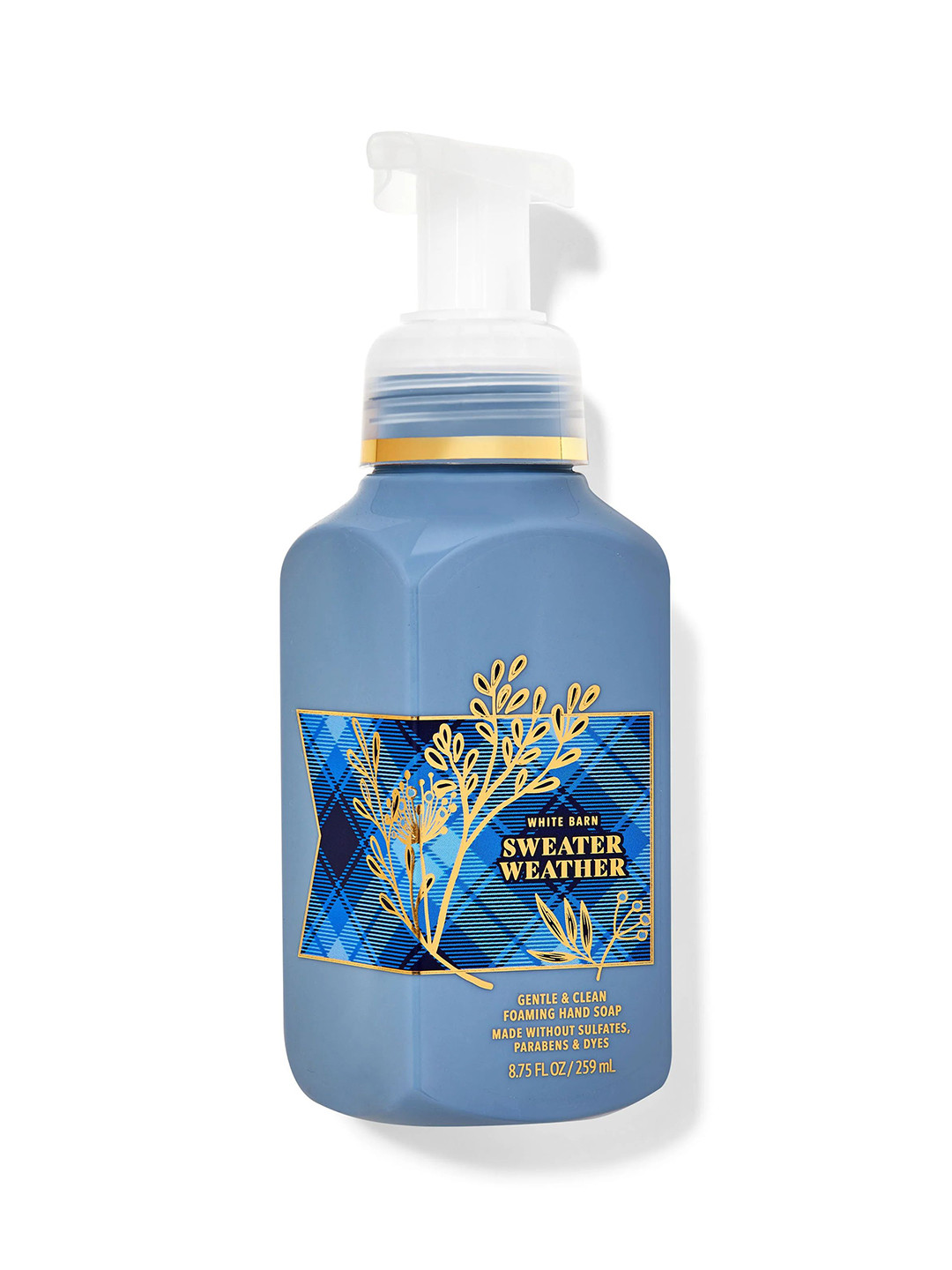 

Bath & Body Works Sweater Weather Gentle & Clean Foaming Hand Soap - 259ml, Blue