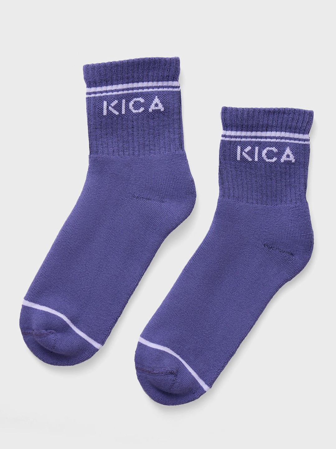 

KICA Women Pure Cotton Ankle-Length Socks, Purple