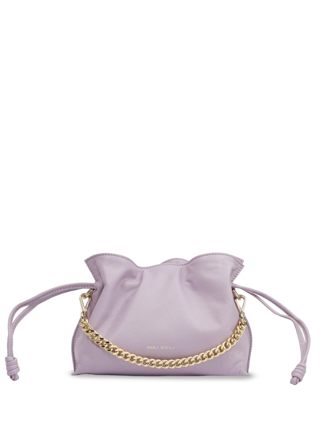 

Women Lavender Genuine Leather Ariel Bucket Bag