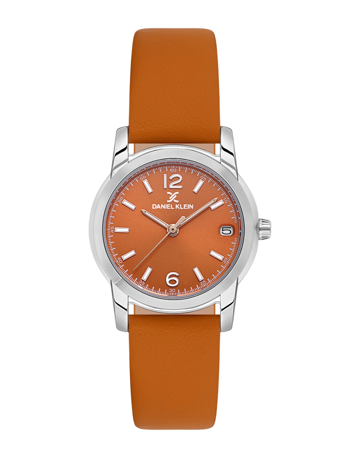 

Daniel Klein Premium Women Dial & Leather Straps Analogue Watch DK.1.13822-2, Orange