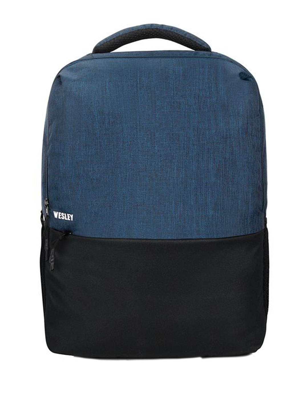

Wesley Unisex Colourblocked Backpack, Blue