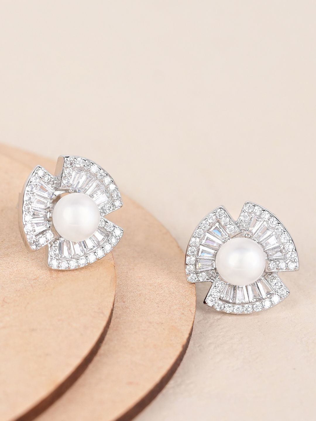 

TOUCH925 Pure Silver Contemporary Jacket Studs