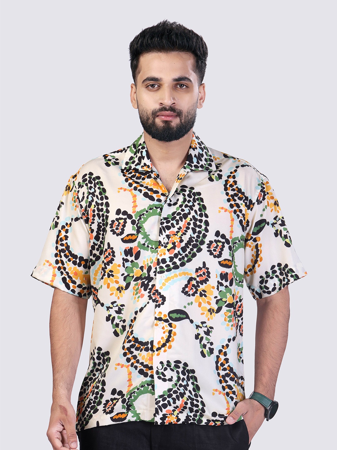 

Cultura Studio Men Comfort Printed Casual Shirt, Multi