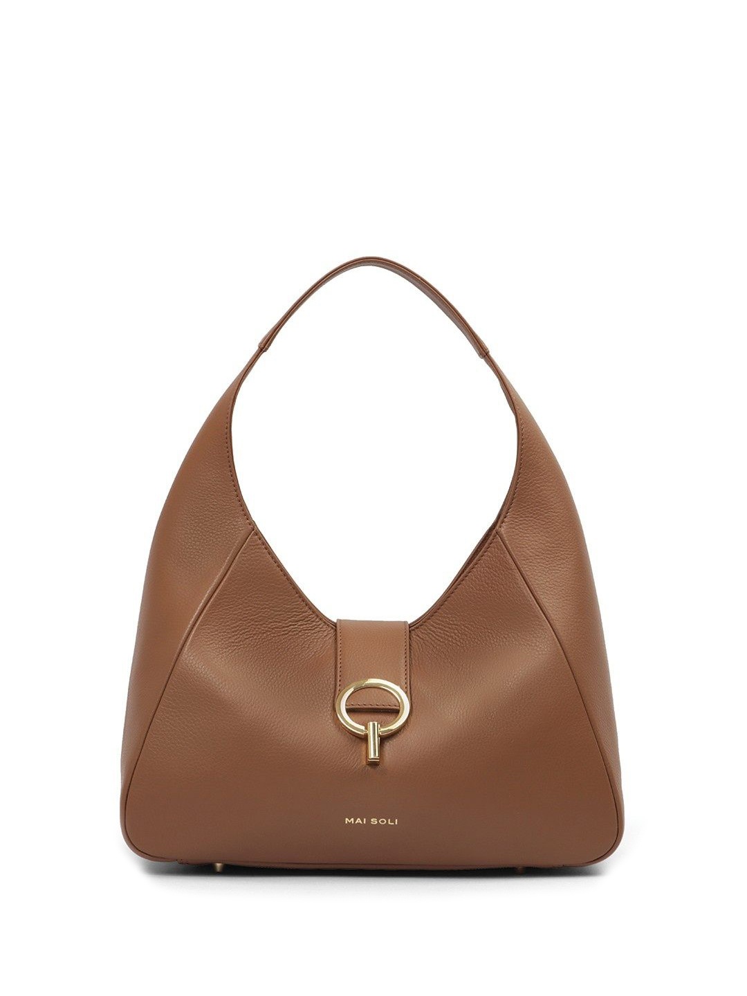

Women Hazelnut Genuine Leather Brooke Hobo Bag, Tan