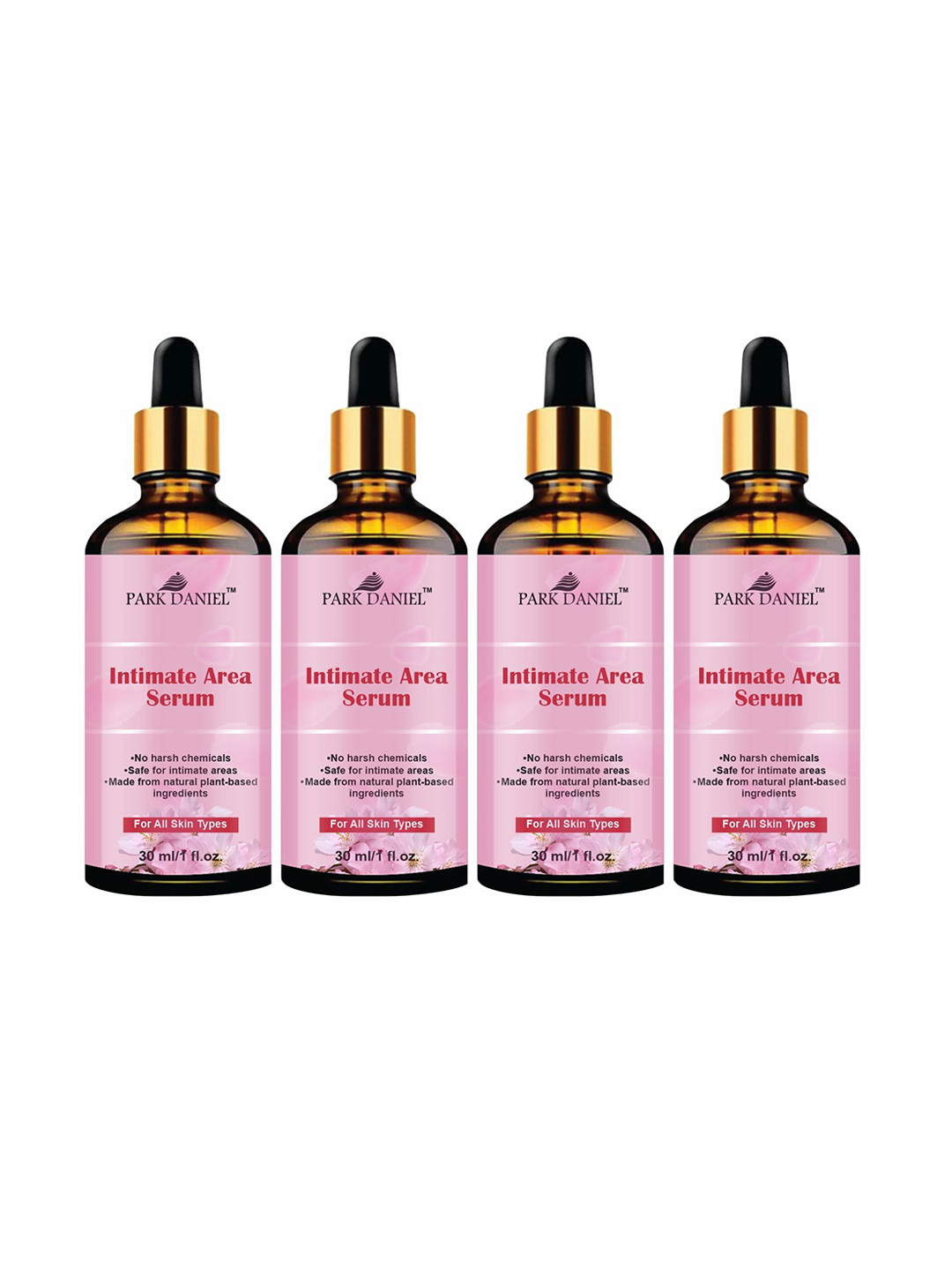 

Park Daniel Set Of 4 Intimate Area Lightening Serum - 30 ml Each, Transparent