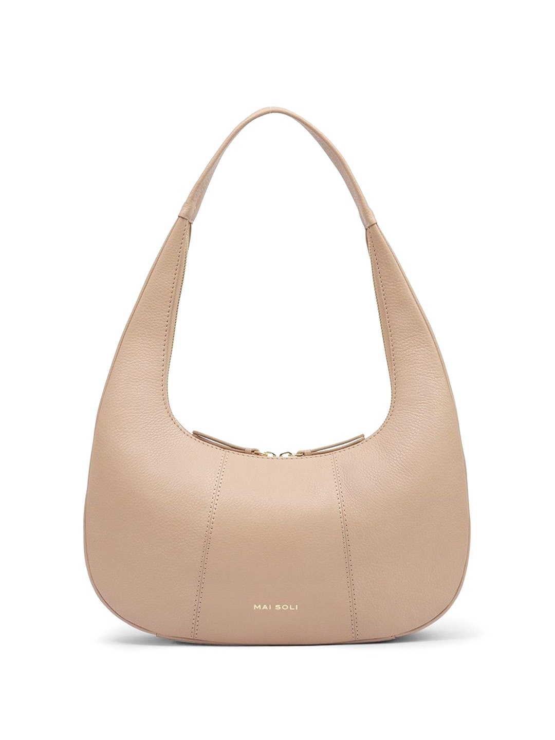 

Women Nude Genuine Leather Harper Shoulder Bag