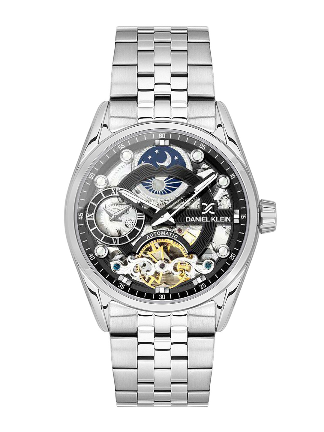

Daniel Klein Men Dial & Bracelet Style Straps Analogue Watch DK.1.13855-2, Black