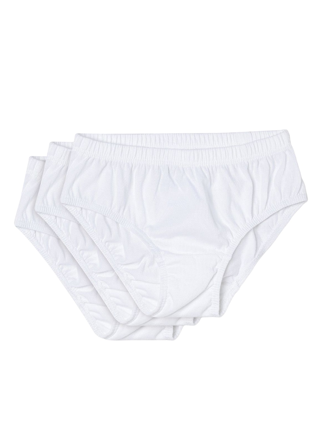 

BLOSSOM Girls Pack Of 3 Pure Cotton Briefs, White