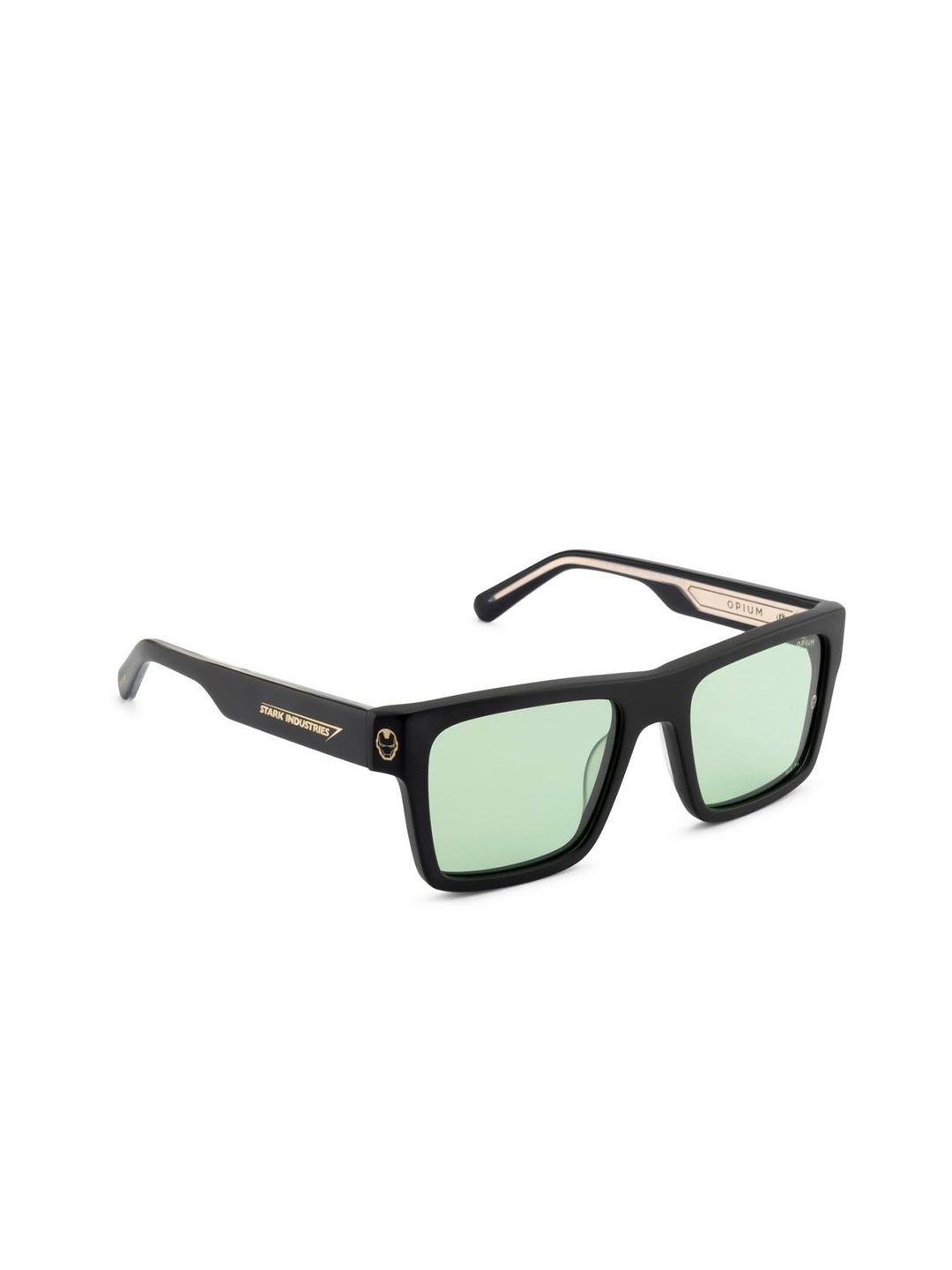

OPIUM Men Square Sunglasses with Polarised and UV Protected Lens OP-M013-C02, Green