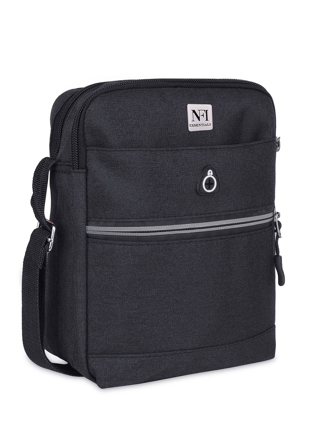 

NFI essentials Unisex Messenger Bag, Black