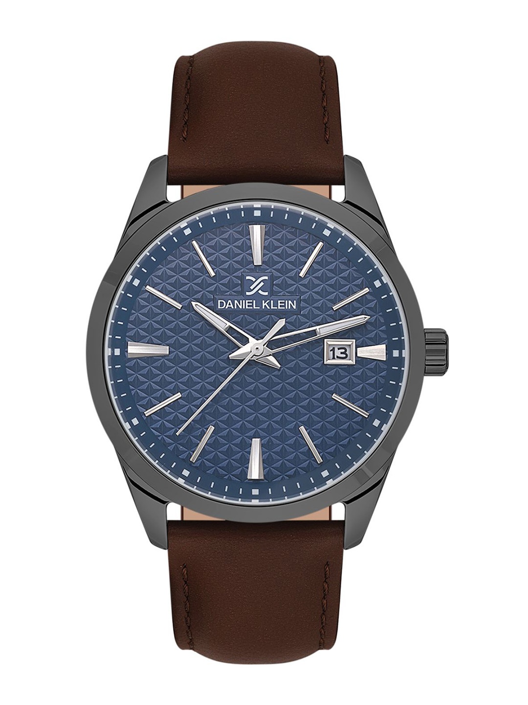 

Daniel Klein Men Dial & Leather Straps Analogue Watch DK.1.13807-4, Blue